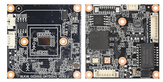 GS253B GK7205V200 GC2053 2MP IP Camera Module, 2MP Camera Module, 38mm Single Board, GK7205V200 IP Camera, CCTV Board Manufacturer, Embedded Vision China, H.265 Camera PCB