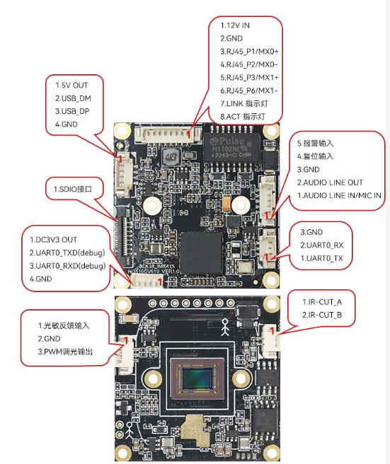 Hi3516CV610 IMX678 8MP HS678L IP Camera Module, 8MP Camera Module, Sony IMX678 Board, Hi3516CV610 IP Camera, 4K UVC Camera Module, Black Light Camera PCB, Embedded Vision China