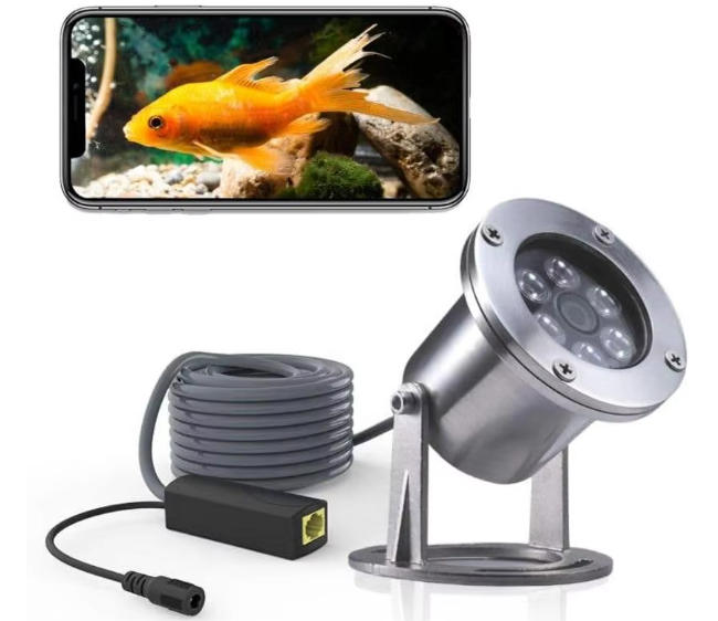 underwater camera, PoE IP camera, shrimp farming camera, swimming pool camera, anti-corrosion camera, IP68 waterproof camera, 5MP underwater camera, 8MP aquaculture camera
