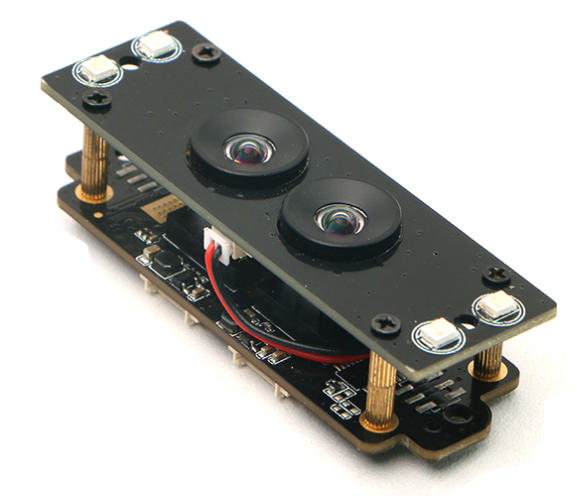 Joyllon HJC67_G4 binocular HD face recognition camera module with 105dB WDR and USB interface for access control systems.