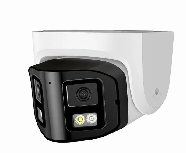 4K 8MP Dual-Lens Ultra-Wide Angle Panoramic Fixed Turret Network Camera