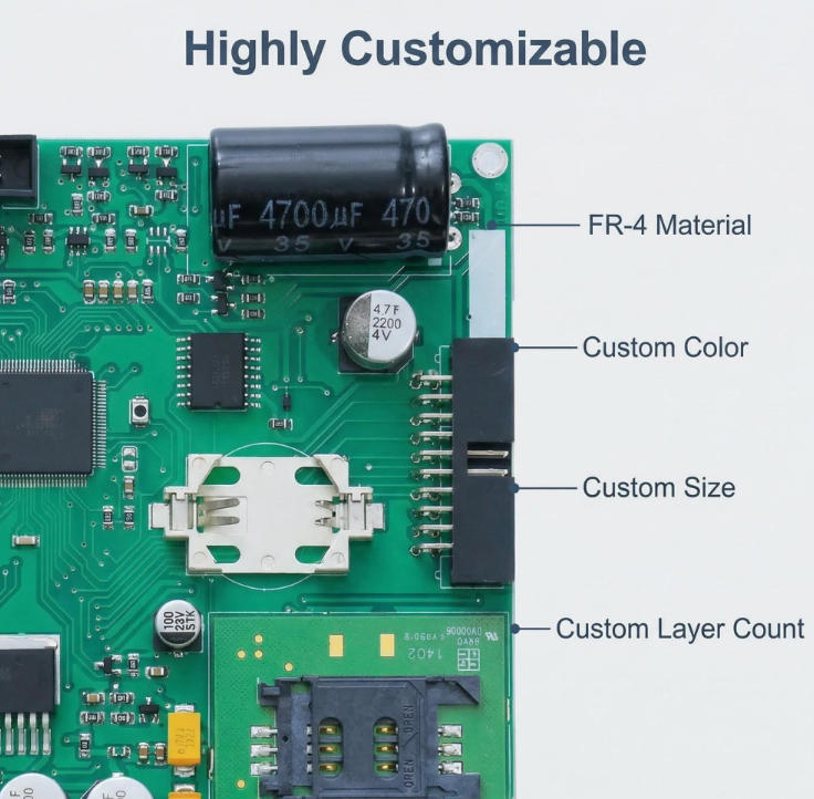 Highly customizable custom ODM PCB manufacturing and PCBA electronics manufacturer by Joyllon