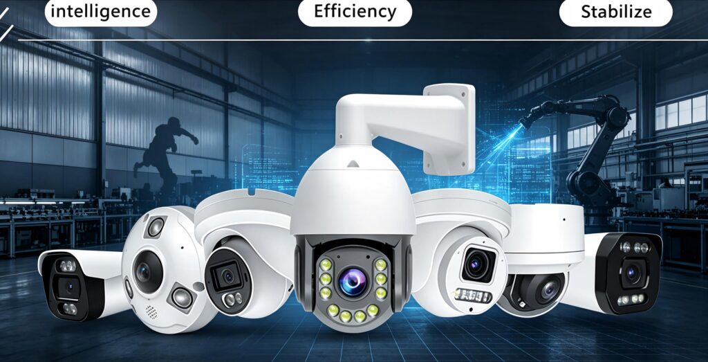 Professional outdoor dome CCTV security IP camera manufactured by JOYLLON China factory