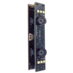 SC233HGS USB2.0 1080P global shutter camera module top view showing PCB and fixed-focus lens