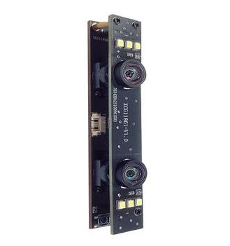SC233HGS USB2.0 1080P global shutter camera module top view showing PCB and fixed-focus lens