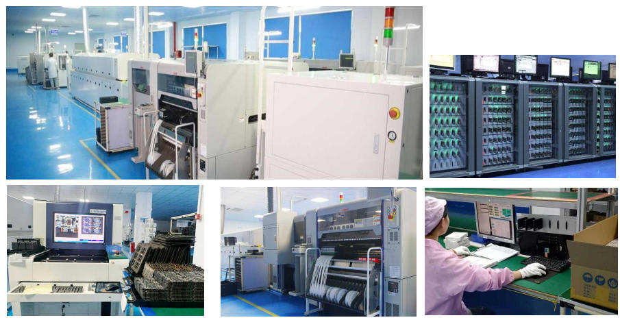 Automated SMT production line and manufacturing facility at Joyllon, a leading SSD and solid state flash drive factory in China.