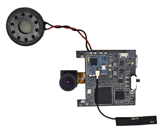 Joyllon 1080P WiFi camera module with built-in microphone, speaker, and TF card slot