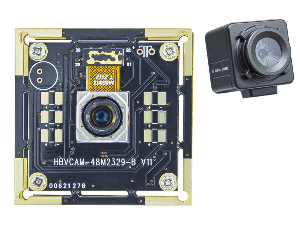 HBVCAM-48M2329 V11 38x38mm 48MP USB camera module PCBA board view