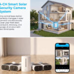 ARCCTV 4MP Solar WiFi Camera Kit and NVR Base Station Surveillance System