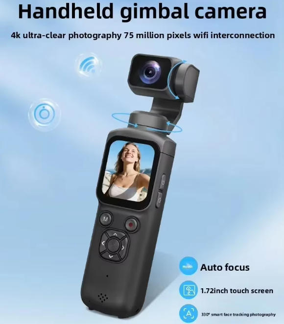 Handheld Gimbal Camera 4K M105 Action Camera