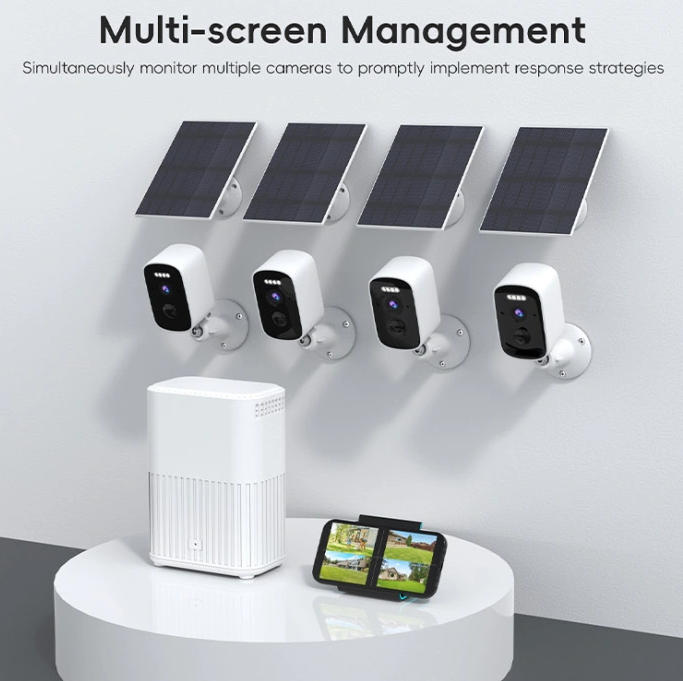 Tris Home Wireless Base Station Solar Camera Kit D21 Base