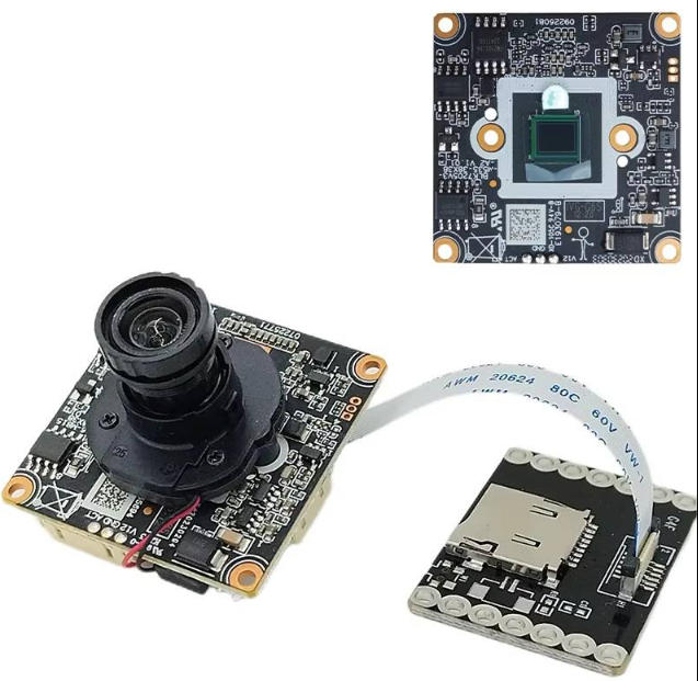 IVG-G6S 6.0MP Starlight AI IP camera module board with GK7205V300 DSP and SD card slot