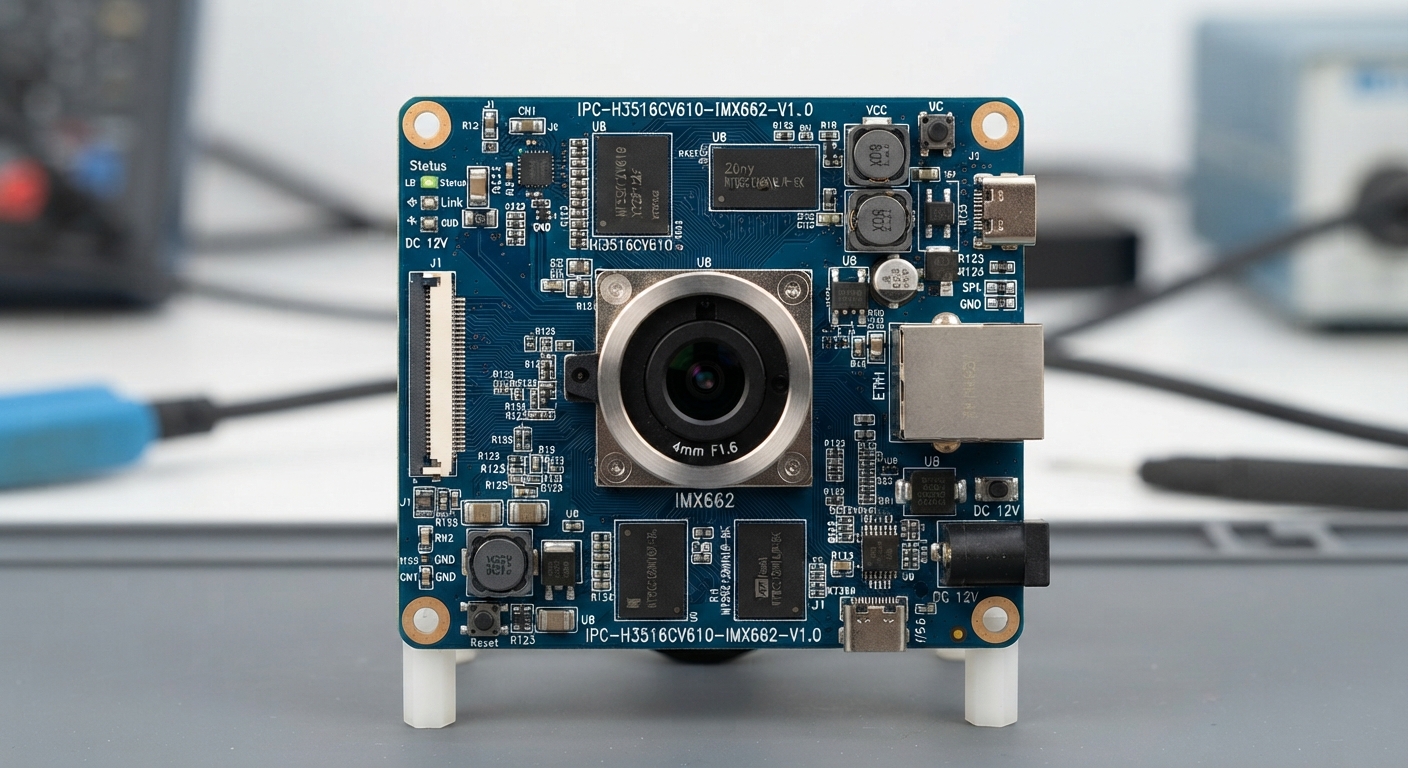 K662C6S Hi3516CV610 IMX662 STARVIS 2 2MP 60FPS starlight IP camera module board