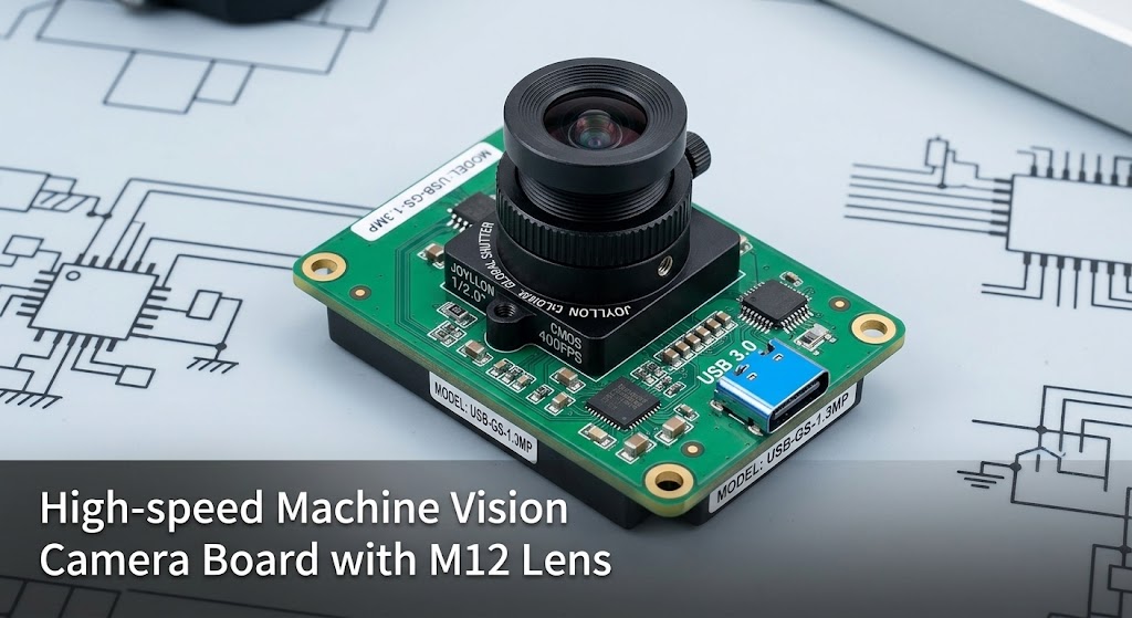1.3MP USB3.0 Global Shutter Camera Module 400fps Machine Vision Board